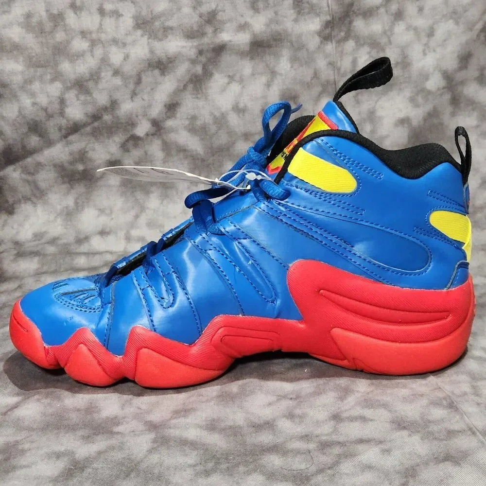Adidas Crazy 8 Kobe Bryant Shoes Blue Red Yellow Superman Dwight Howard Size 6.5